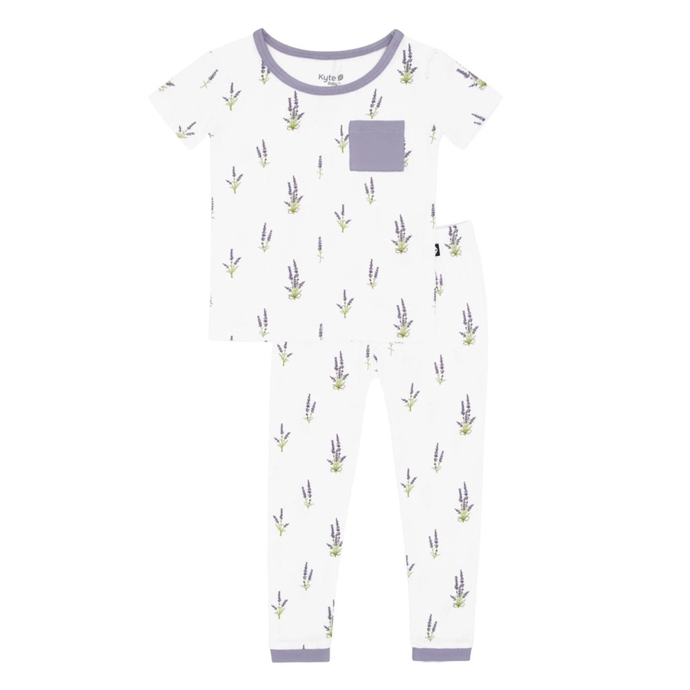 Like new Kyte Baby pajamas in Lavender, 18-24m